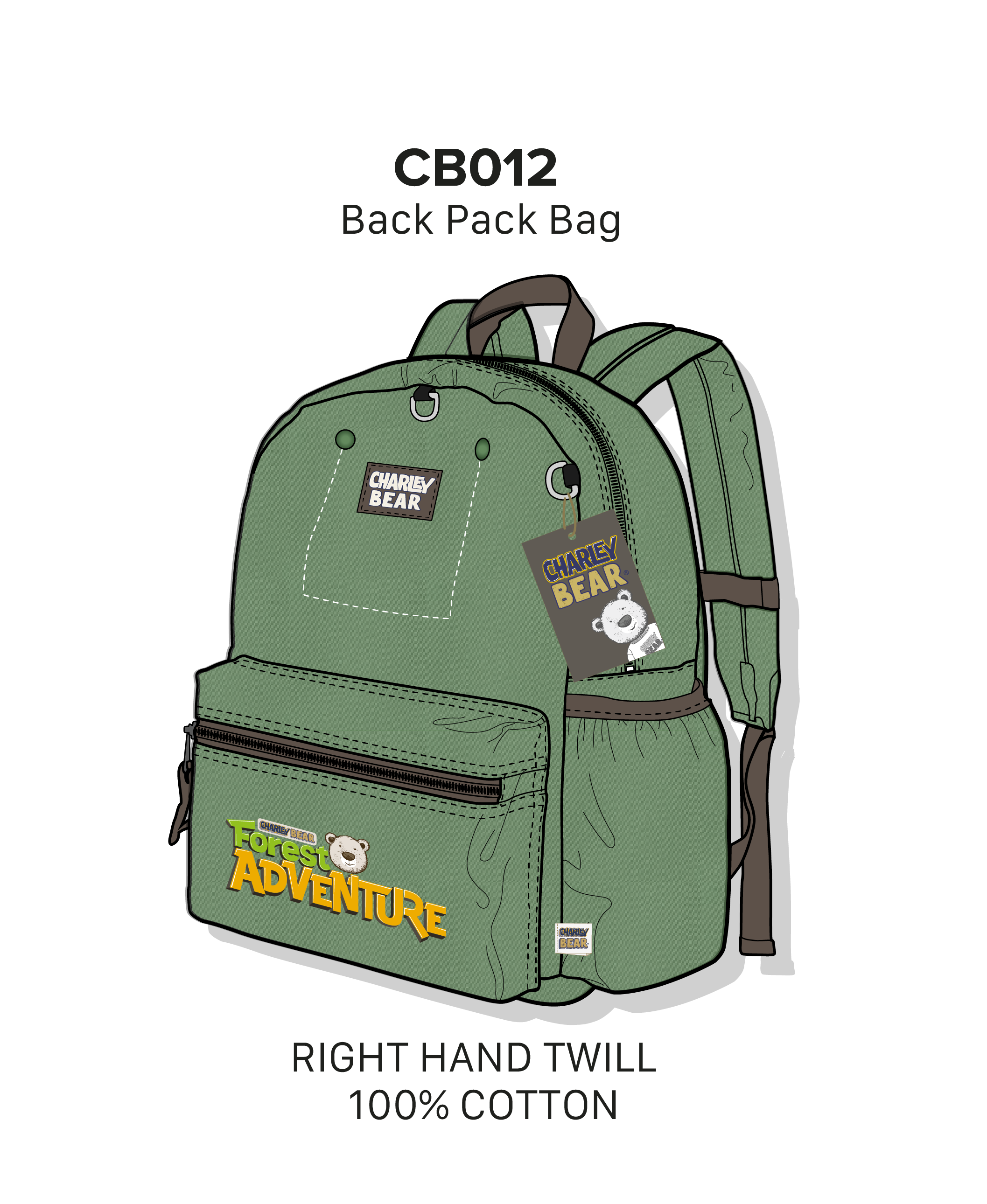 Forest Adventure textile detail