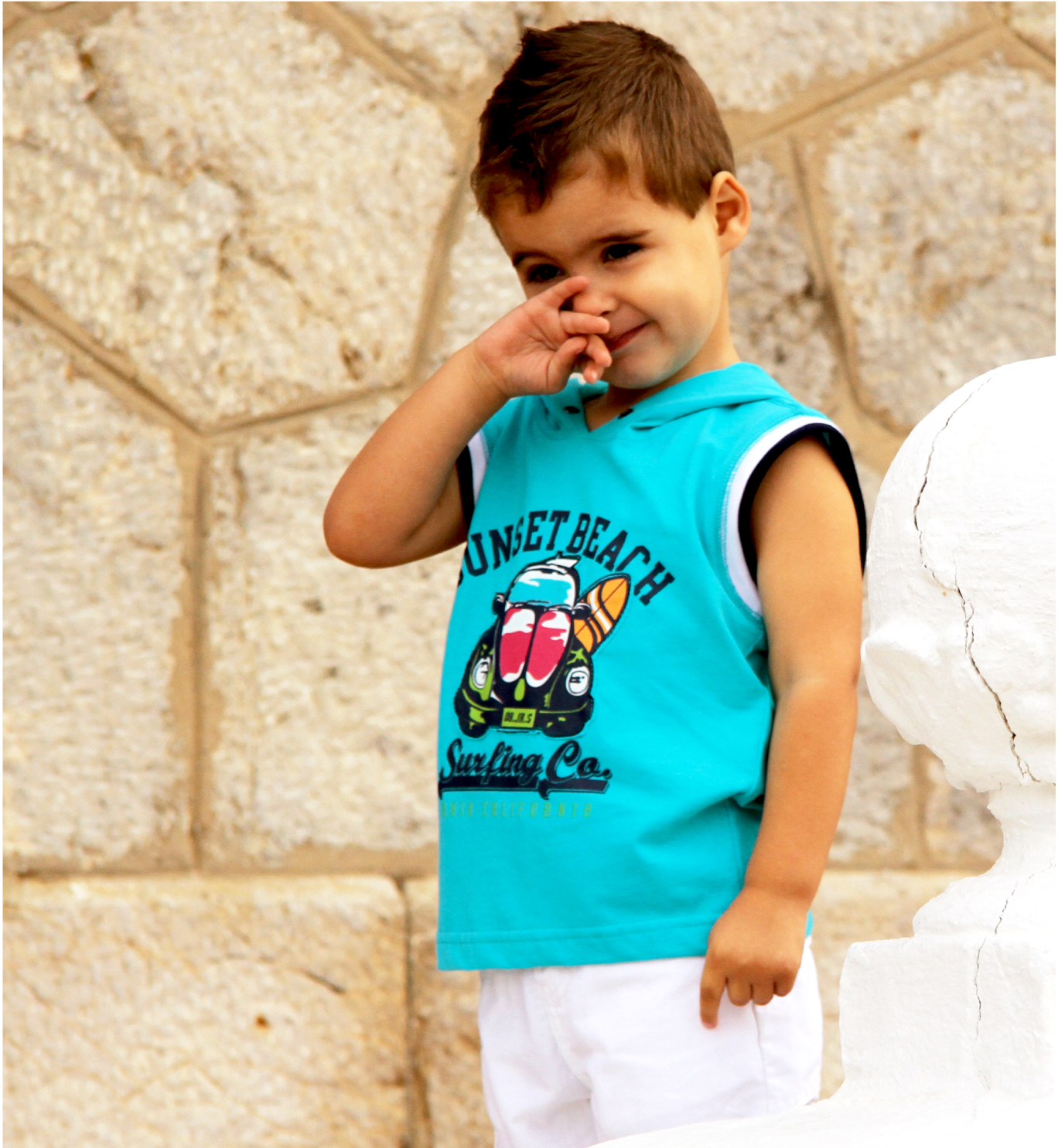 Kidswear fashion portrait