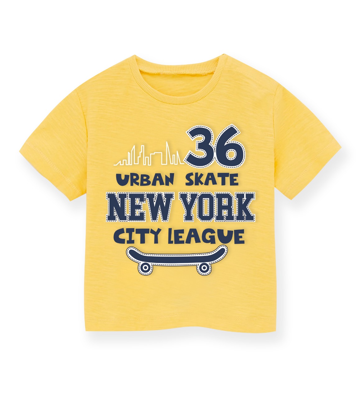 Yellow shirt fabric study